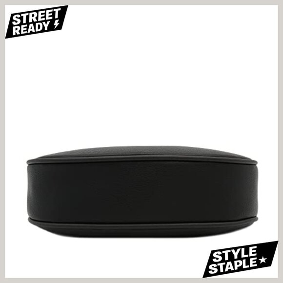 Small Crescent Shoulder Bag Underarm Purse Lightweight PU Leather - Picture 5 of 7